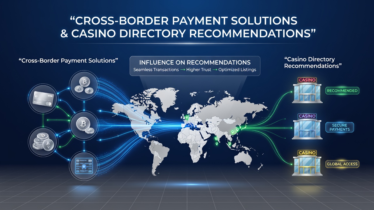 Cross-border payment solutions connecting global casino platforms through digital transaction networks
