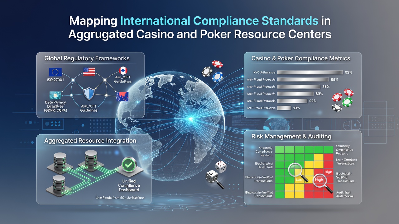 Flowchart showing data integration points between international regulators and aggregated gambling directories
