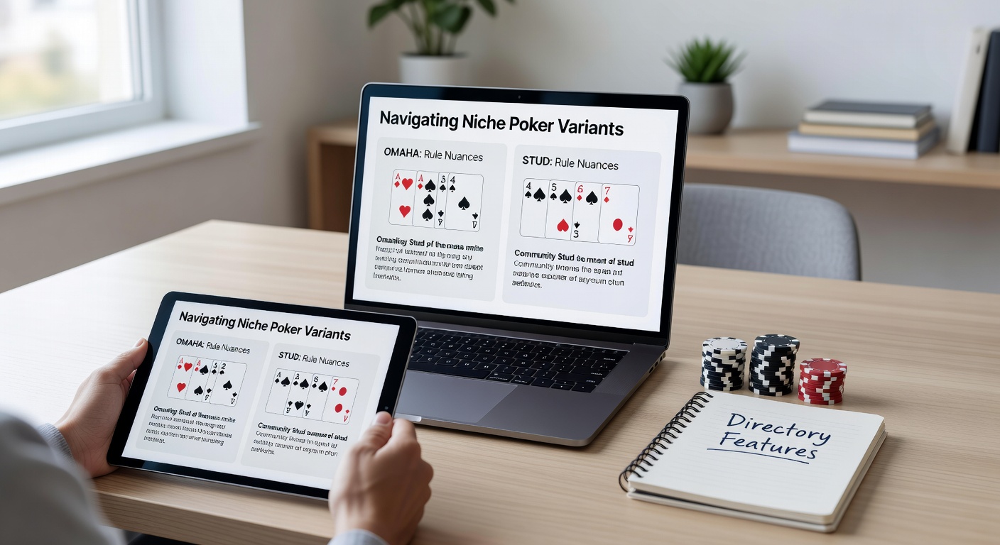 Poker table scene showing a Stud hand in progress with upcards visible and players contemplating bets