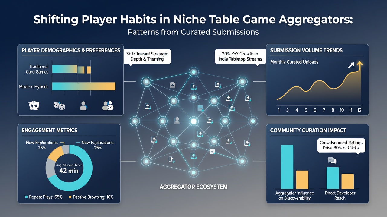 Data visualization showing submission trends in table game aggregators