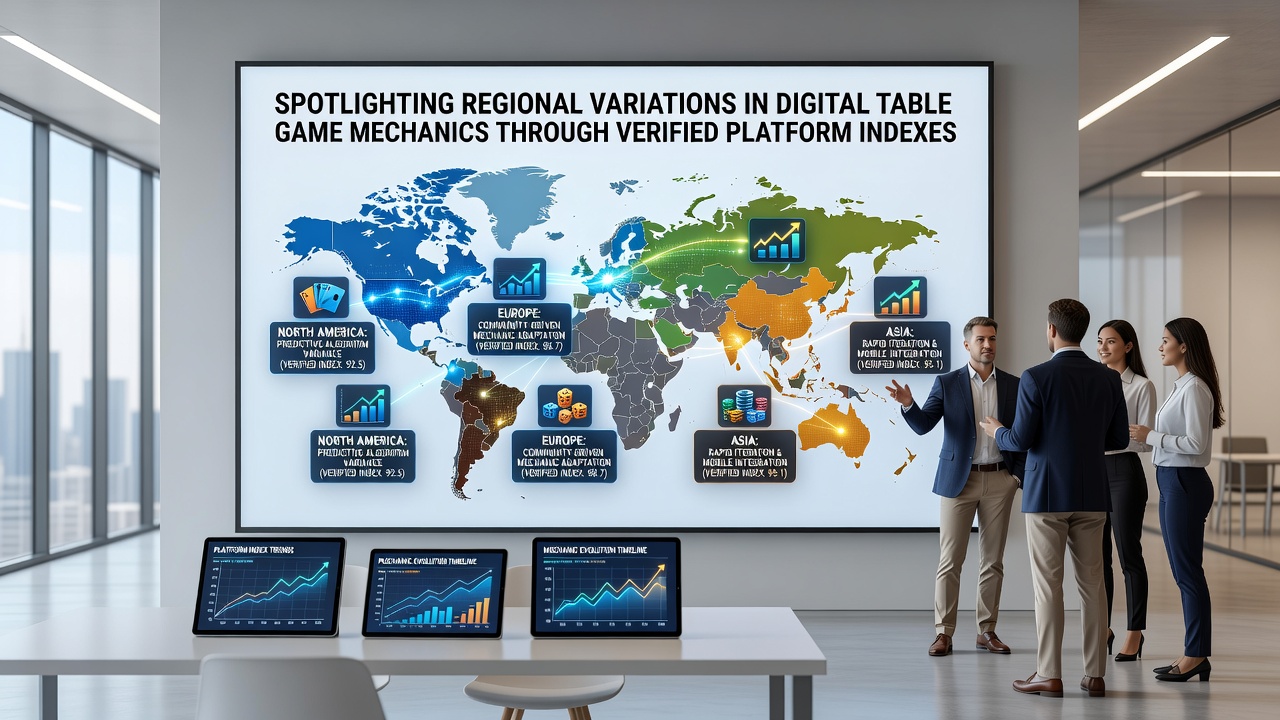 Comparison of table game mechanics across verified indexes in different regions